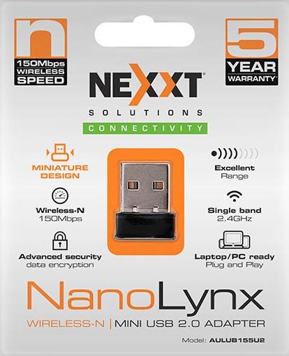 ADAPTADOR USB WIFI NEXXT NANOLYNX NE-B155U2