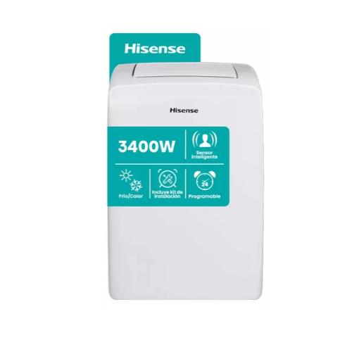 AIRE PORTATIL 3.5KW HISENSE F/CALOR AP12HR4SEJS00PI