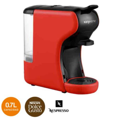 CAFETERA KANJI HOME RED MULTICAPSULA  CM1500MC01