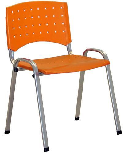 SILLA OFICINA DAKOT BOOM APILABLE PVC NARANJA DBN